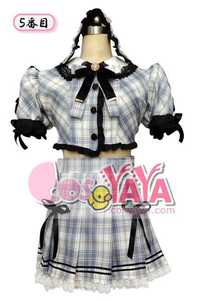 キューティー ストリート 佐野愛花 チェック柄制服衣装