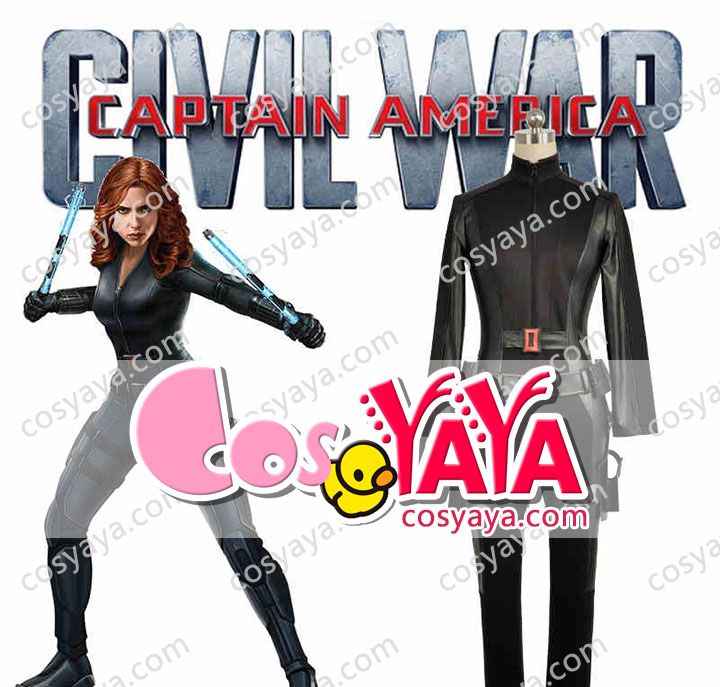 キャプテン・アメリカ 3 ブラック・ウィドウハロウイン仮装コスプレ衣装激案販売