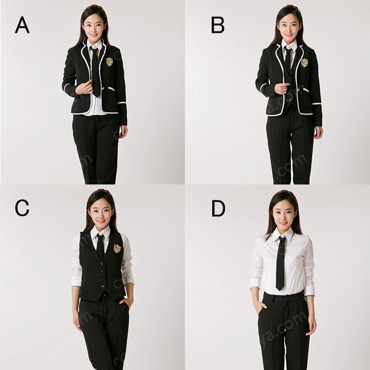 韓国女子学生入学式スーツ制服衣装