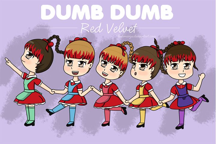 Red Velvet Drop Dumb Dumbダンス演出服