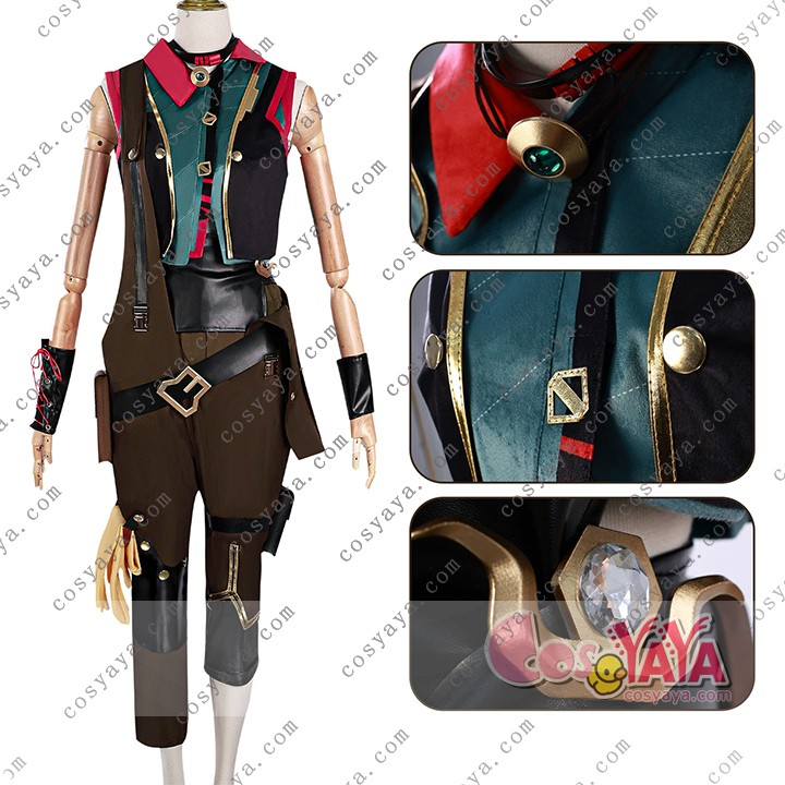  リーグ・オブ・レジェンド Jinx コスプレ衣装Cosplay 演出服 変装 仮装 Cosyaya通販