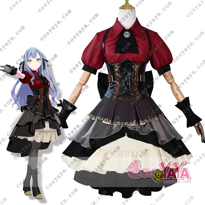 バンドリ！ 豊川 祥子/オブリビオニス コスプレ衣装 BanG Dream! キャラ衣装 とがわさきこ/Oblivionis ステージ服 コスプレ衣装 コスチューム Cosyaya通販