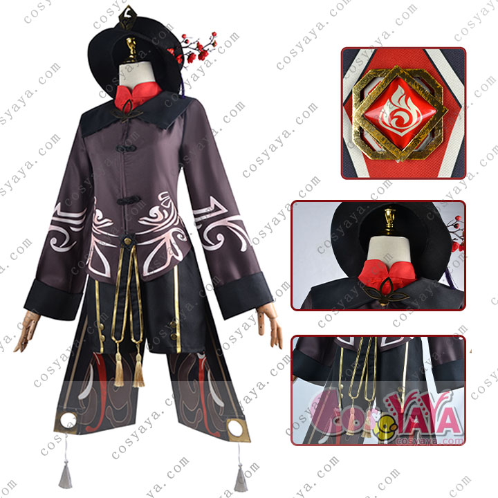 原神 Genshin 胡桃 フータオ -Hu Tao 堂主 全身セット コスプレ衣装ハロウィン Cosyaya通販
