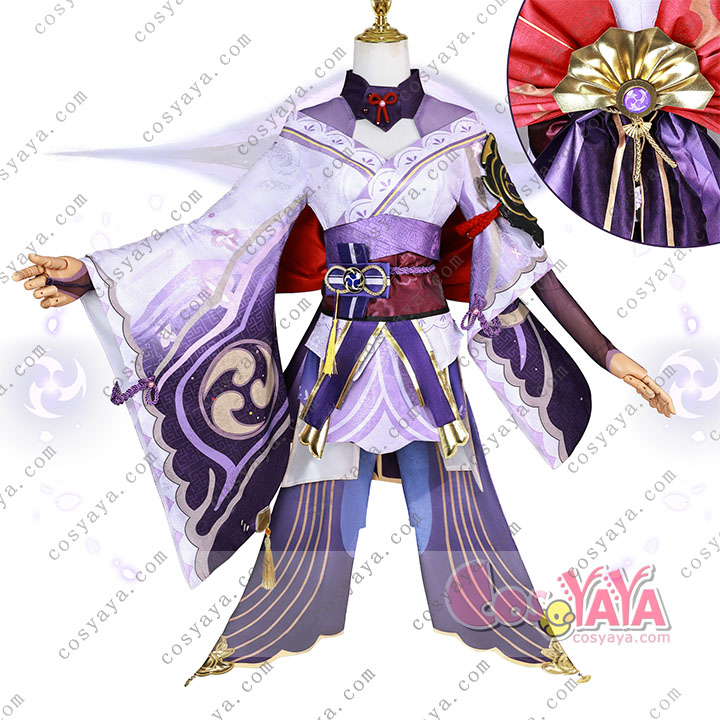 原神げんしん 雷電将軍 高品質ハロウィン仮装 ゲームコスプレ衣装