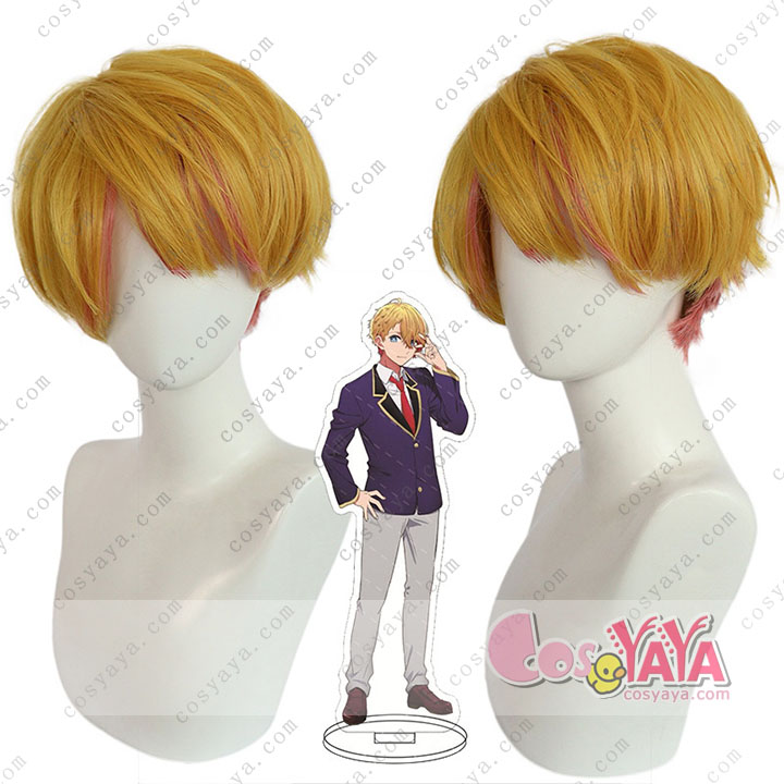 推しの子 星野愛久愛海-ほしの あくあまりん-アクア コスプレウィッグ