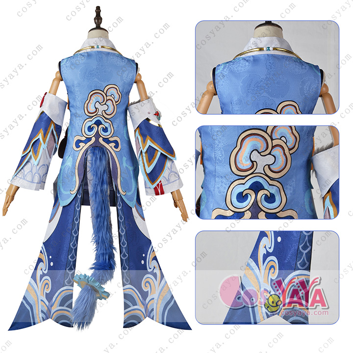 崩壊スターレイル 白露(びゃくろ) コスプレ衣装 高級感フルセット