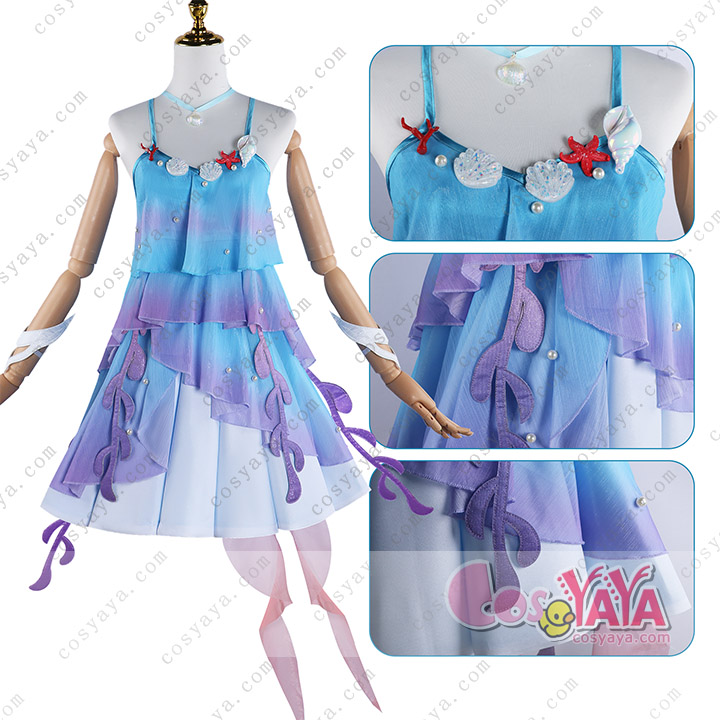 王者栄耀（Honor of Kings） コスプレ衣装 - 人魚キャラ 朵莉亜 ドーリア コスチューム Cosyaya通販