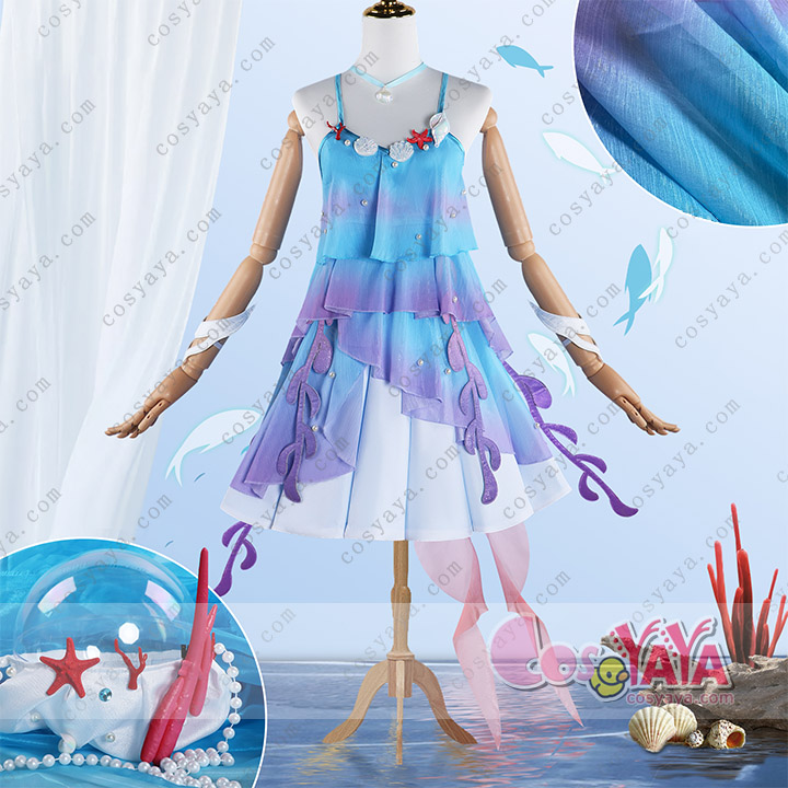 王者荣耀 人魚 ドリア コスプレ衣装 コスチューム 変装