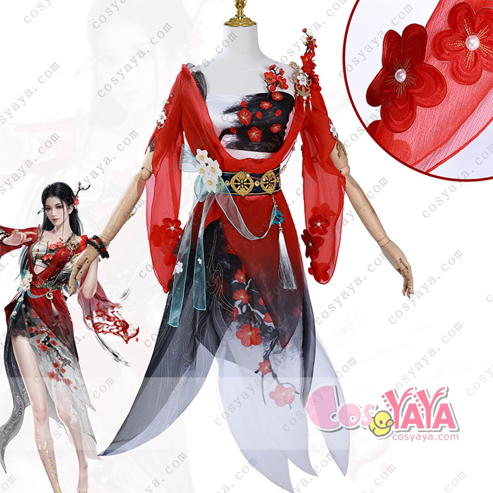 永劫無間 NARAKA BLADEPOINT ナラカ ブレイドポイント 禄運玉霄 顧清寒（こせいかん）コスプレ衣装  Cosyaya コスヤヤ