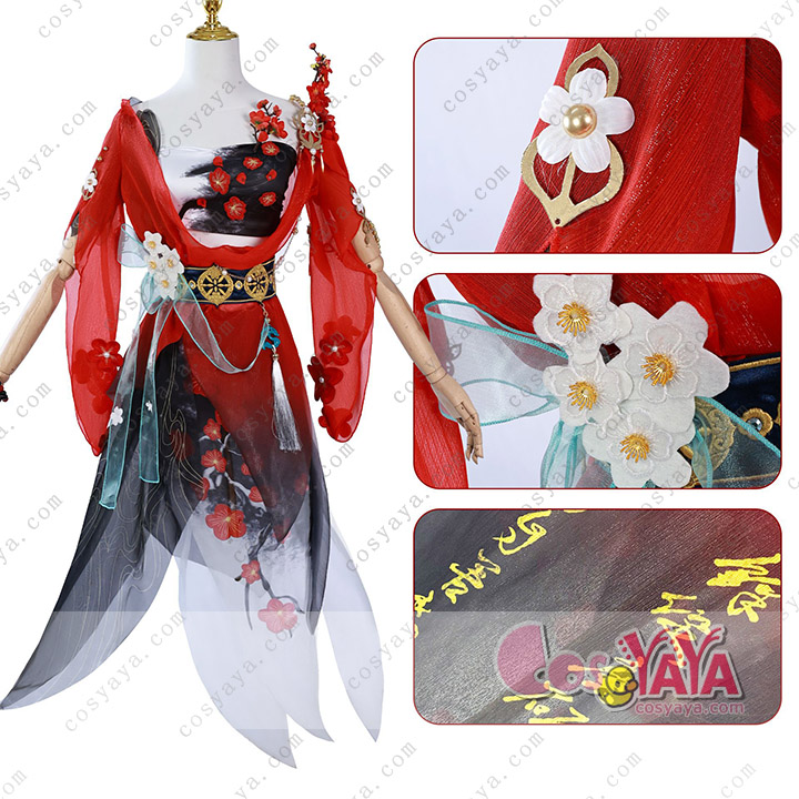 永劫無間 NARAKA BLADEPOINT ナラカ ブレイドポイント 禄運玉霄 顧清寒（こせいかん）コスプレ衣装  Cosyaya コスヤヤ