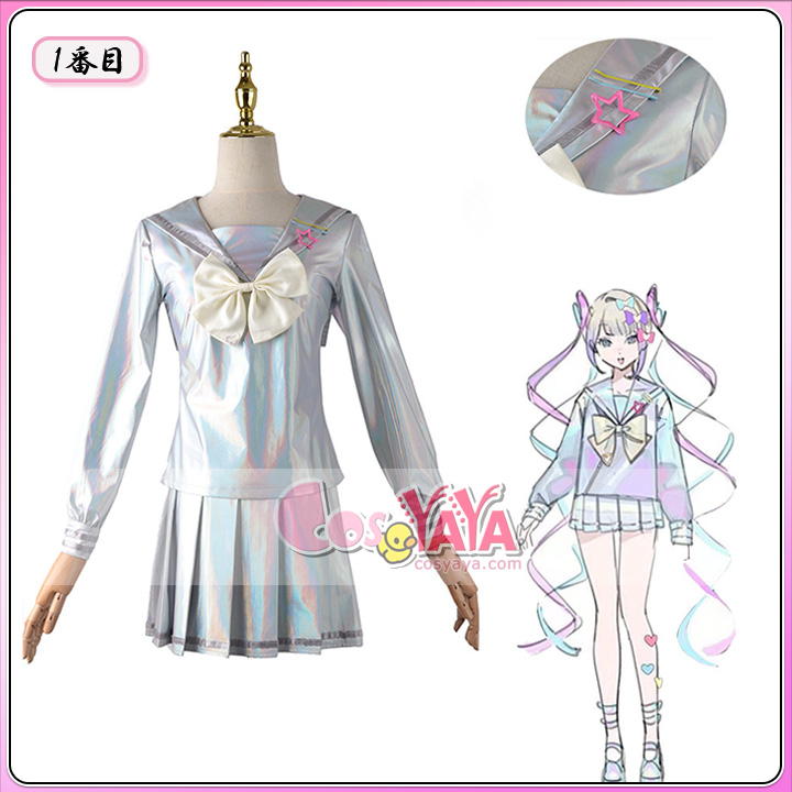 NEEDY GIRL OVERDOSE ニーディーガールオーバードーズ 糖糖 あめちゃん 超天醤 てんちゃん JK 制服 上下セット コスプレ衣装