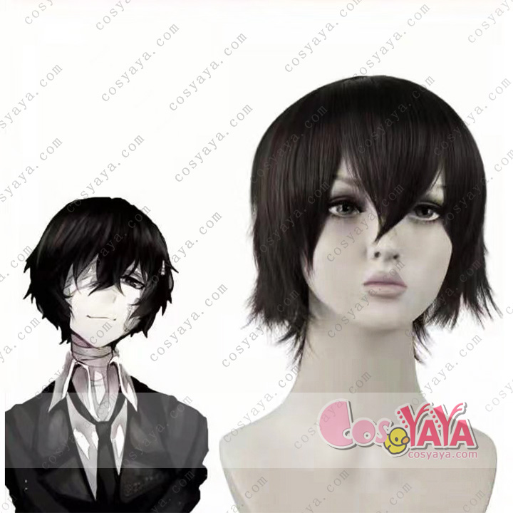 コスプレウィッグ 文豪ストレイドッグス 太宰治 かつら cos wig
