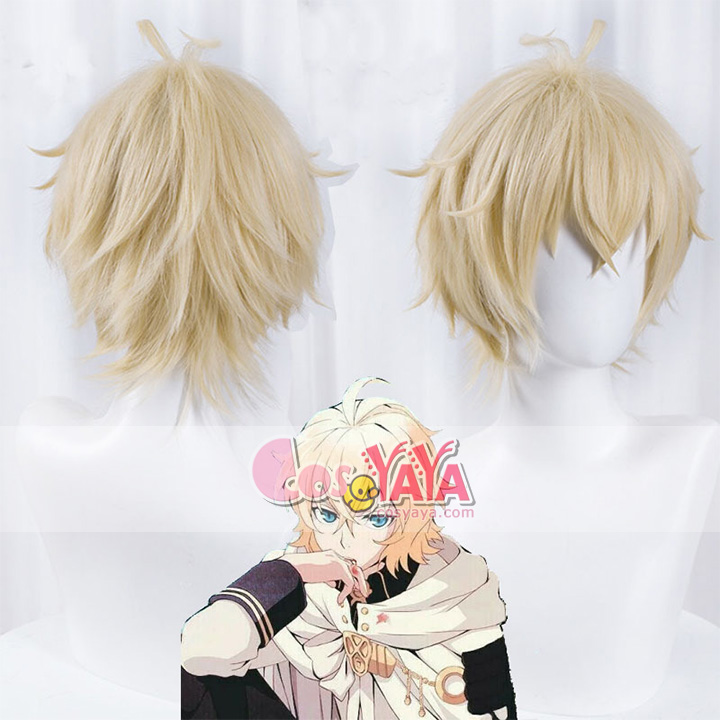 コスプレ 百夜ミカエラ ひゃくやみかえら 終わりのセラフ Seraph of the End 終わセラ コスプレウィグ ウィッグ かつら
