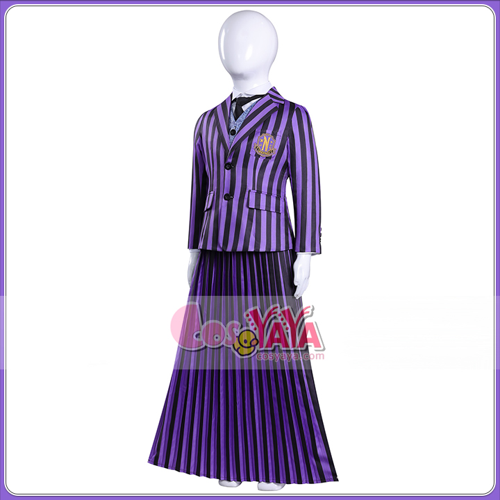 ウェンズデー パープル 学園制服