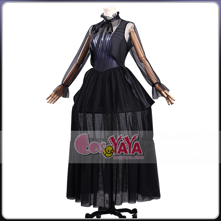 ウェンズデー 黒ロングドレス