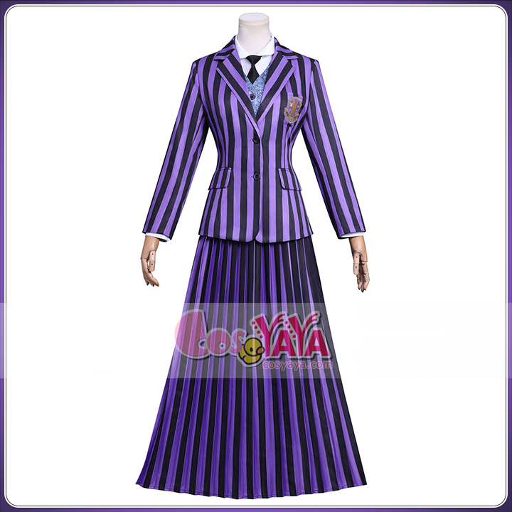 ウェンズデー2 PTパープル コスプレ衣装