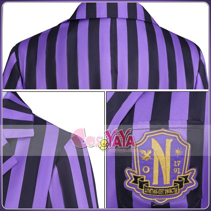 PTパープル ウェンズデー コスチューム