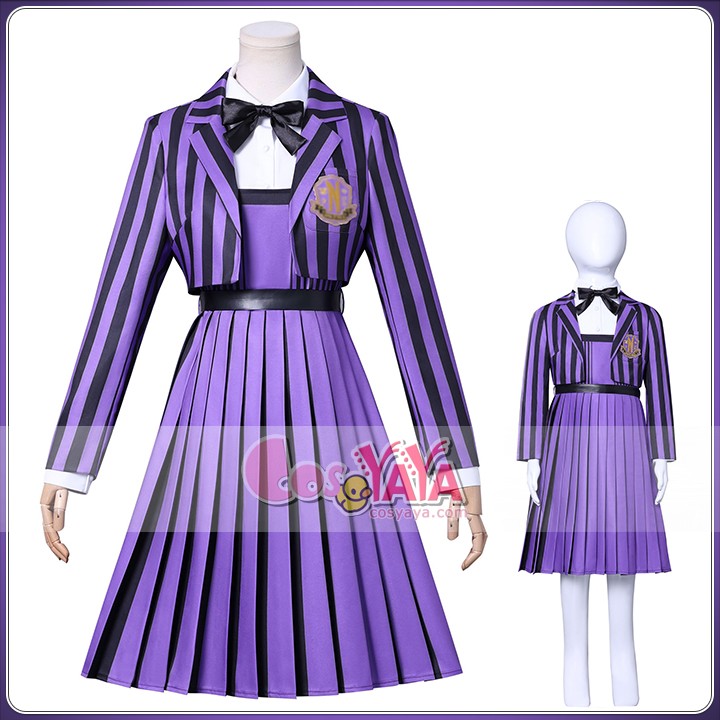 イーニッド・シンクレア パープル 学園制服 コスプレ