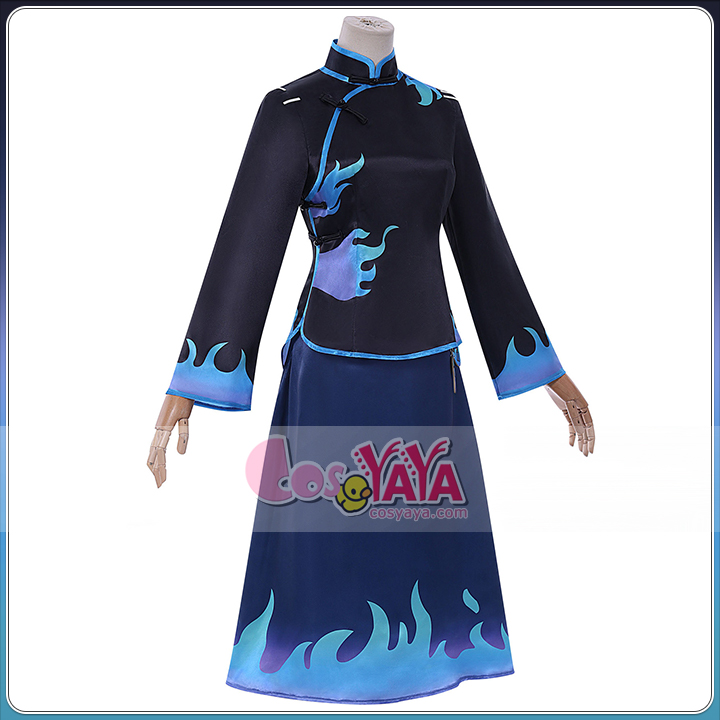 IdentityV Qi Shiyi コスプレ衣装 藍花火風