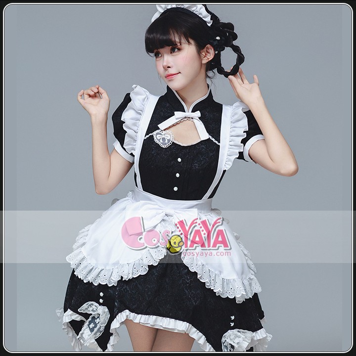 ロリータ メイドドレス