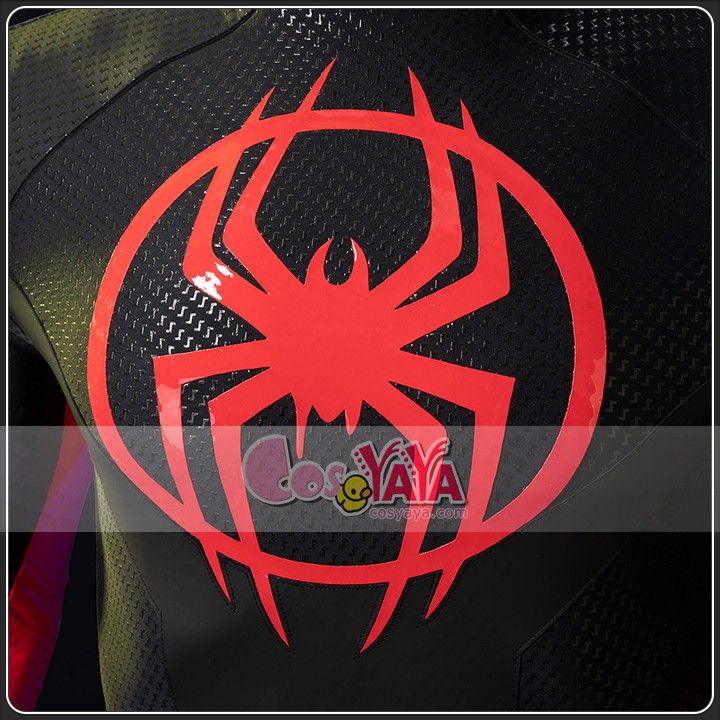 マイルスモラレス ジャンプスーツ コスプレ イベント用