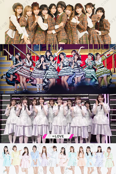 =LOVEの最新20thシングル「劇薬中毒」、代表曲「青春”サブリミナル”」、19thシングル「ラブソングに襲われる」、そして8周年ツアー衣装