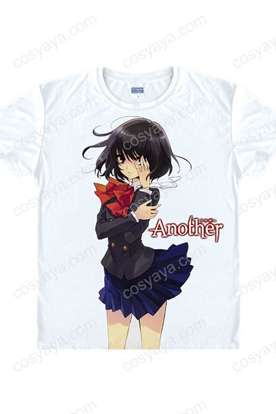 Another アナザー 見崎鳴 アニメｔシャツ キャラクターグッズ 半袖 榊原恒一 丸首 全面プリント短袖tシャツ