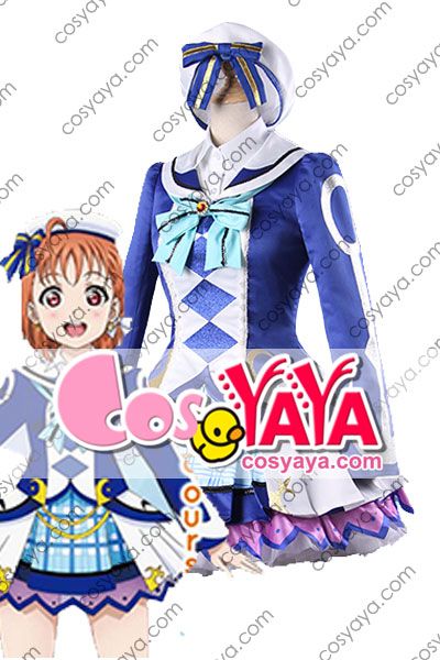 人気デザイナー Aqours sunshine ラブライブ 初登場 コスプレ服 高海