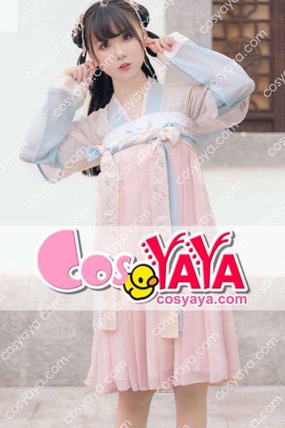 中華風 ドレス衣装 夏 刺繍