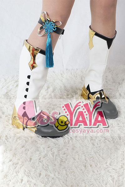 原神げんしん 行秋 (ゆくあき) コスプレ靴 ブーツ