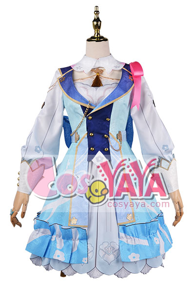 原神げんしん 花時に訪れた手紙 神里綾華 コスプレ衣装 帽子付き