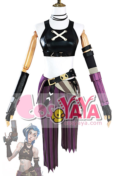 リーグ・オブ・レジェンド LOL ジンクス-Jinx 暴走パンクガール コスプレ衣装