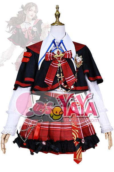 永劫無間 ナラカ ブレイドポイント 玉玲瓏赤羽制服 春日序曲 きつね高校JK服 コスプレ衣装