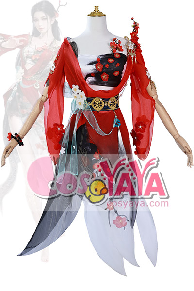 永劫無間 ナラカ ブレイドポイント 禄運玉霄 顧清寒（こせいかん）コスプレ衣装