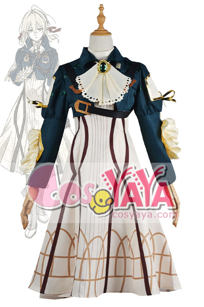 ヴァイオレット・エヴァーガーデン 風 バイオレット コスプレ衣装 舞台服