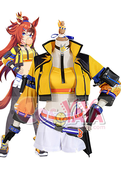 ウマ娘プリティーダービー バブルガムフェロー 勝負服 コスプレ衣装