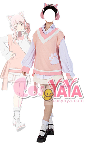 プロセカ 暁山瑞希 cute white kitty コスプレ衣装