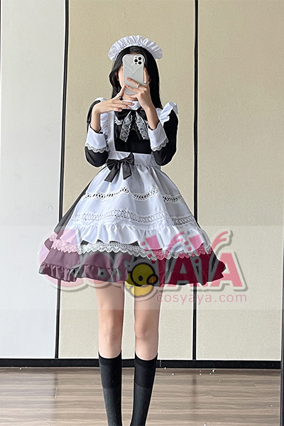 和風ミックス英国風メイド服