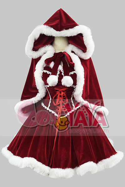 クリスマス プリンセスドレス コスプレ衣装