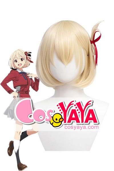 リコリスリコイル 錦木千束コスプレ ウィッグ 精巧製作のボブヘア販売 